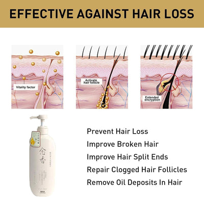 Sakura japanese shampo for hair growth, Preventing hair loss and removind dandruff 300ml